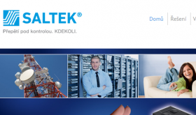 Screenshot of Saltek.eu website Saltek web screenshot